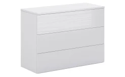 Mia comò 3 cassetti bianco frassino