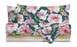Miami teal completo letto 1 piazza e mezza