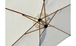 Milos ombrellone tondo a braccio beige