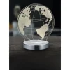 Mondo lampada da tavolo LED bianca 7W