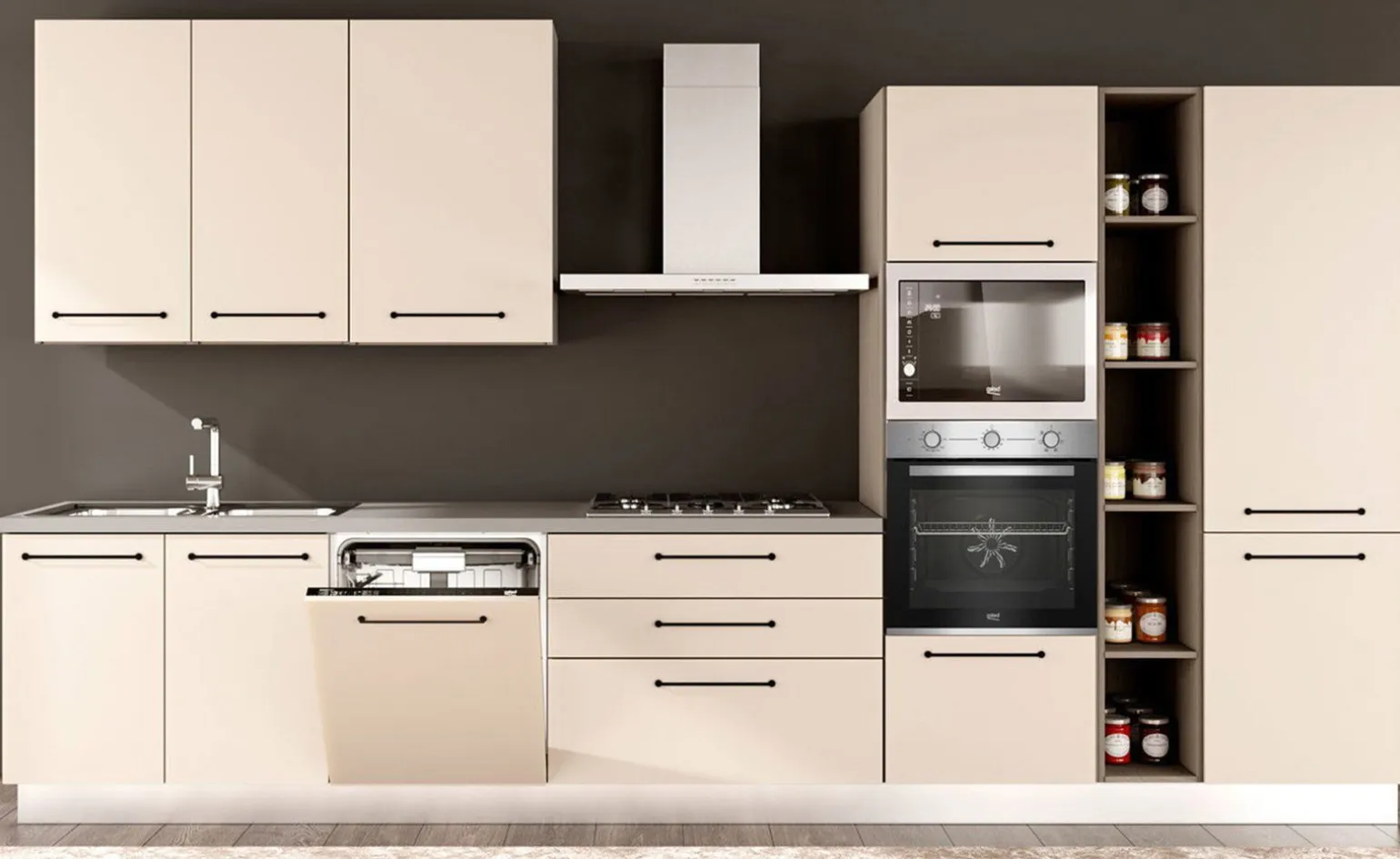 Noa cucina 390 cm colori a scelta