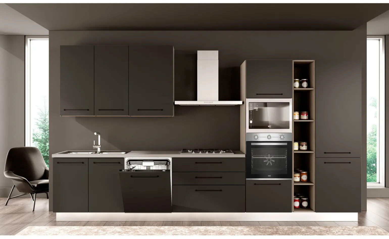 Noa cucina 390 cm colori a scelta