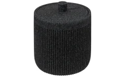 Onyx contenitore con coperchio in poliresina nero