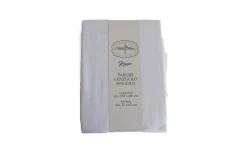 Parure lenzuolo singolo con federa in raso bianco
