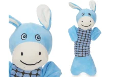 Peluche per cani asino blu