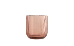 Peony lilac bicchiere in vetro 28 cl