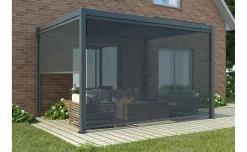Pergola bioclimatica antracite 390x300 cm