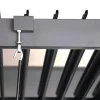 Pergola bioclimatica antracite 390x390 cm