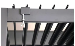Pergola bioclimatica antracite 390x390 cm
