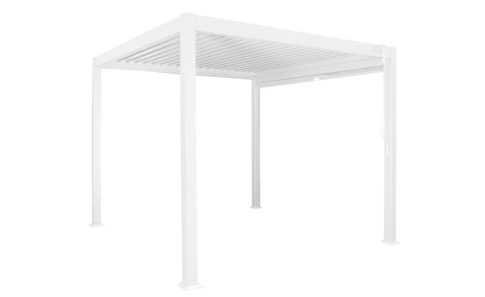 Pergola bioclimatica bianca 300x300 cm