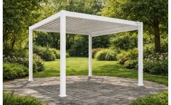 Pergola bioclimatica bianca 300x300 cm