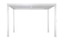 Pergola bioclimatica bianca 390x390 cm