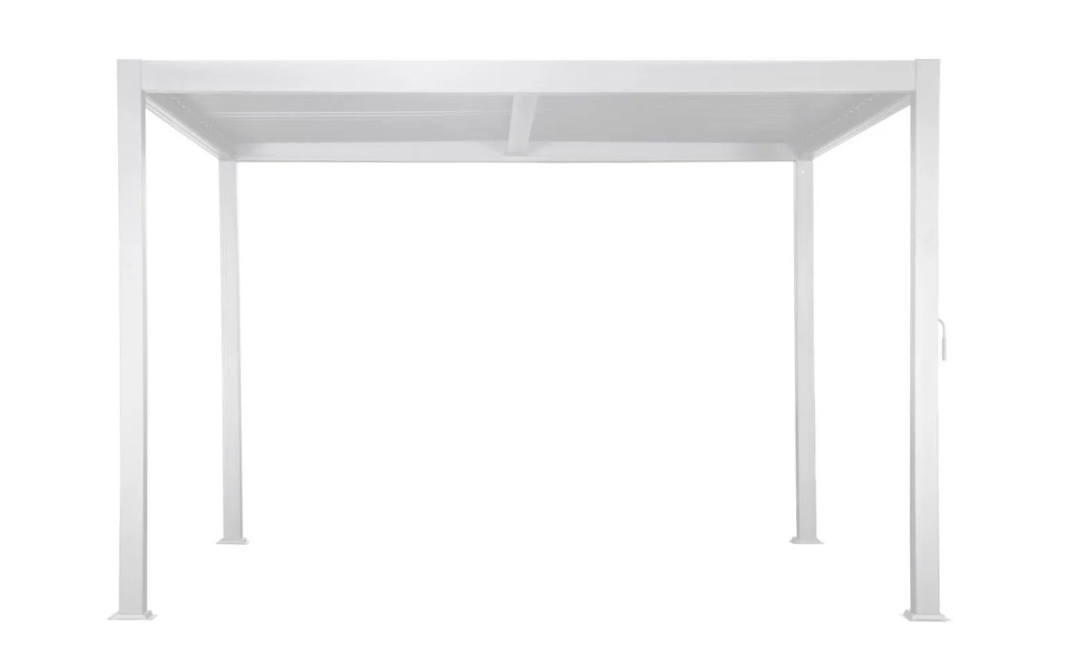 Pergola bioclimatica bianca 390x390 cm