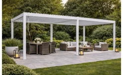Pergola bioclimatica bianca 585x300 cm