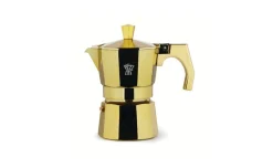 Pezzetti caffettiera 3 tazze gold