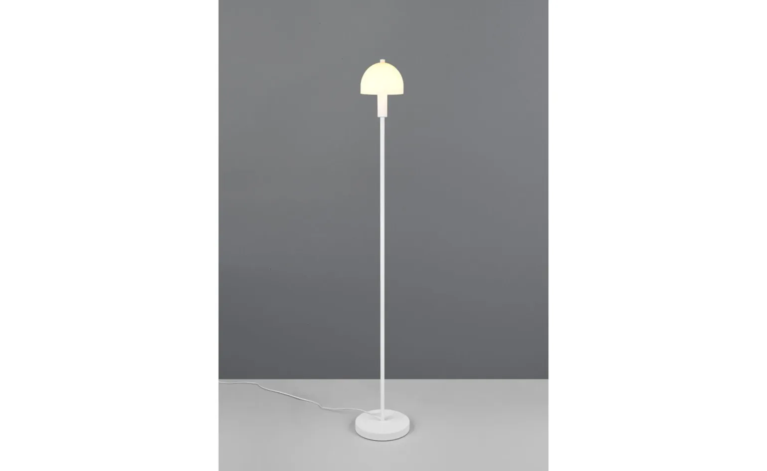 Piantana Glenn bianca attacco E14 altezza 120 cm