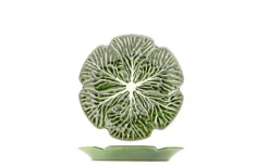 Piatto verza verde in gres Ø19 cm