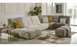 Piuma pouf componibile colore cacao