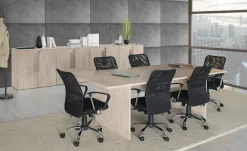 Pixel ufficio componibile olmo con 4 armadi 3 vani