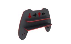 Play mensola 2 ripiani grigio scuro e rosso