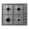 Poker 60cm Gas + Forno Inox + Lavastoviglie + Frigorifero Candy