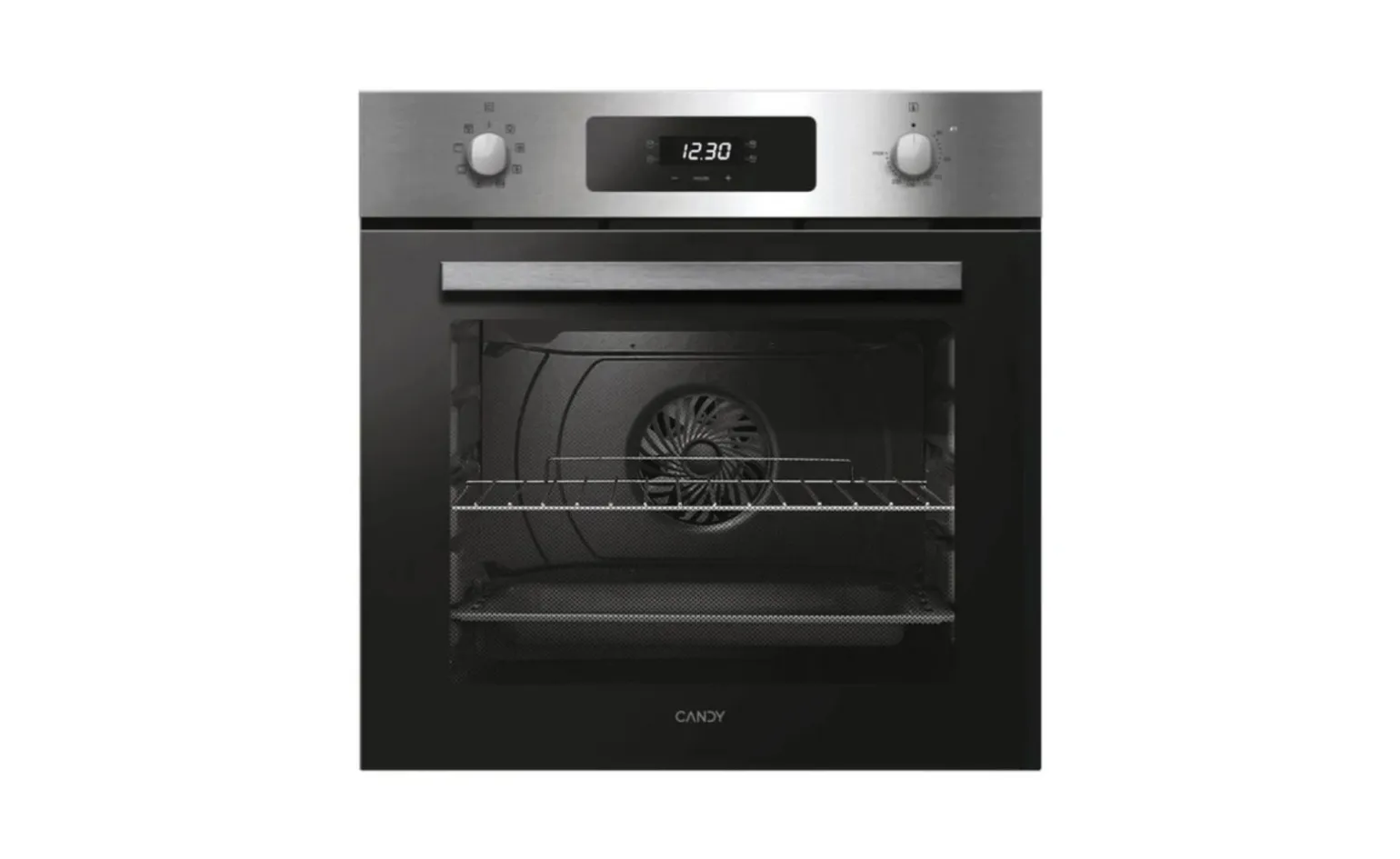 Poker 60cm Gas + Forno Inox + Lavastoviglie + Frigorifero Candy