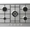 Poker 75cm Gas + Forno Inox + Lavastoviglie + Frigorifero Candy