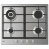 Poker 60cm Gas Ghisa + Forno Nero + Lavastoviglie + Frigorifero Candy