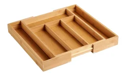 Portaposate in bamboo estendibile