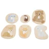 Puzzle Animali gioco bimbi in compensato 6 pezzi