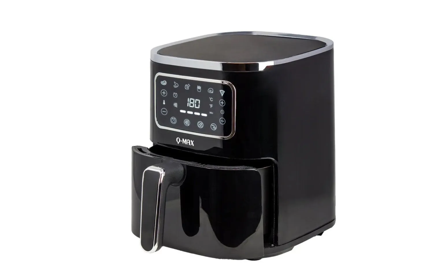 Q-Max Friggitrice ad Aria Digitale, 5L