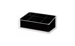 Rainbow organizer bagno nero