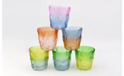 Rainbow set 6 bicchieri colori assortiti