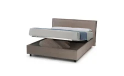Reef letto matrimoniale contenitore beige