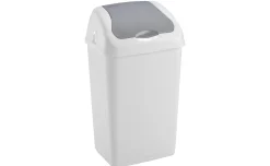 Refuse Pattumiera Basculante Grigia 35 Litri