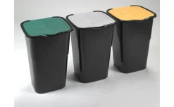 Refuse Set Bidoni per Raccolta Differenziata 3x50 Litri