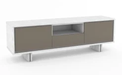 Rio porta tv L189 cm bianco frassino/visone