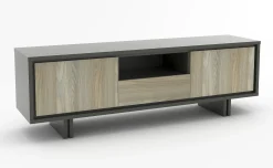 Rio porta tv L189 cm fango/bianco seta