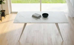 Rubino tavolo allungabile marmo pandora lucido
