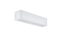 Sania4 applique da parete LED bianca 36x9 cm