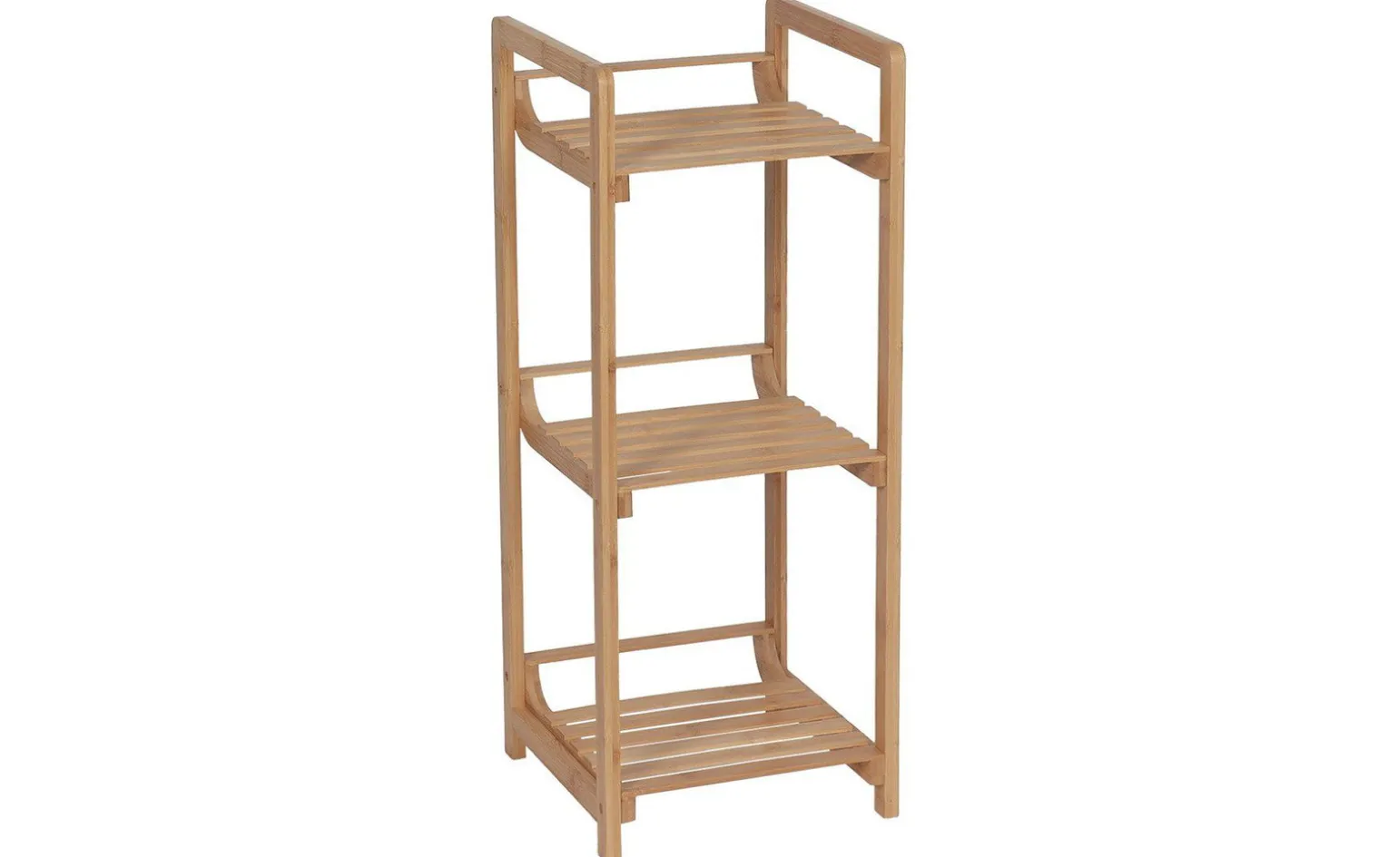 Scaffale bambu 3 ripiani h75 cm