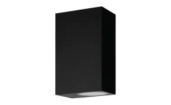 Scogliera applique LED 2x5 W nera IP44