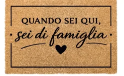 Sei di famiglia zerbino cocco 40x60cm