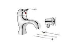 Serena miscelatore lavabo cromato