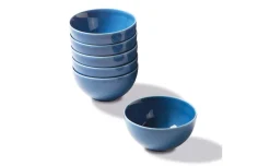 Set 6 Ciotole Botaniche Blu in New Bone China 450 ml