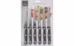Set 6 coltelli per carne in acciaio