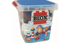 Set costruzioni blox 250 pezzi con secchio porta mattoncini