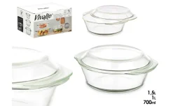 Set 3 teglie in borosilicato