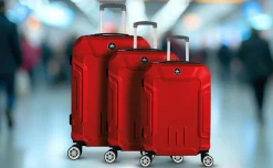 Set trolley Baku rosso