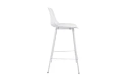 Skin sgabello alto bianco